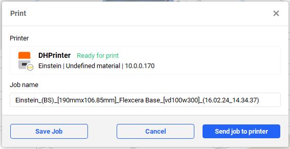 Load Print Job